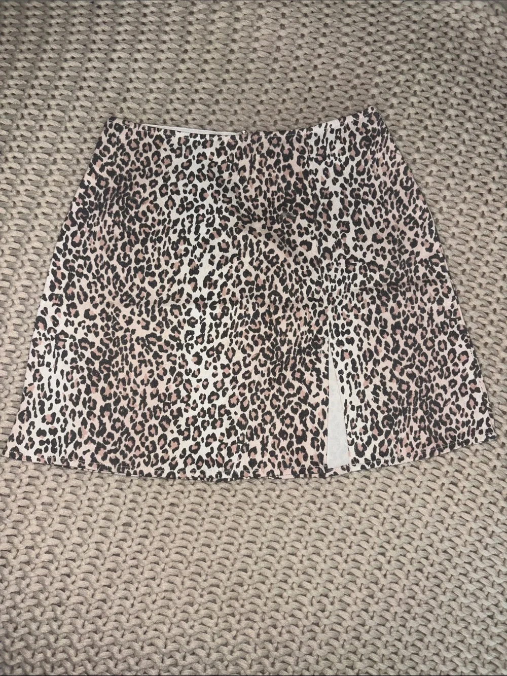 The Cat’s Meow Cotton Mini Skirt - VICI Leopard Skirt